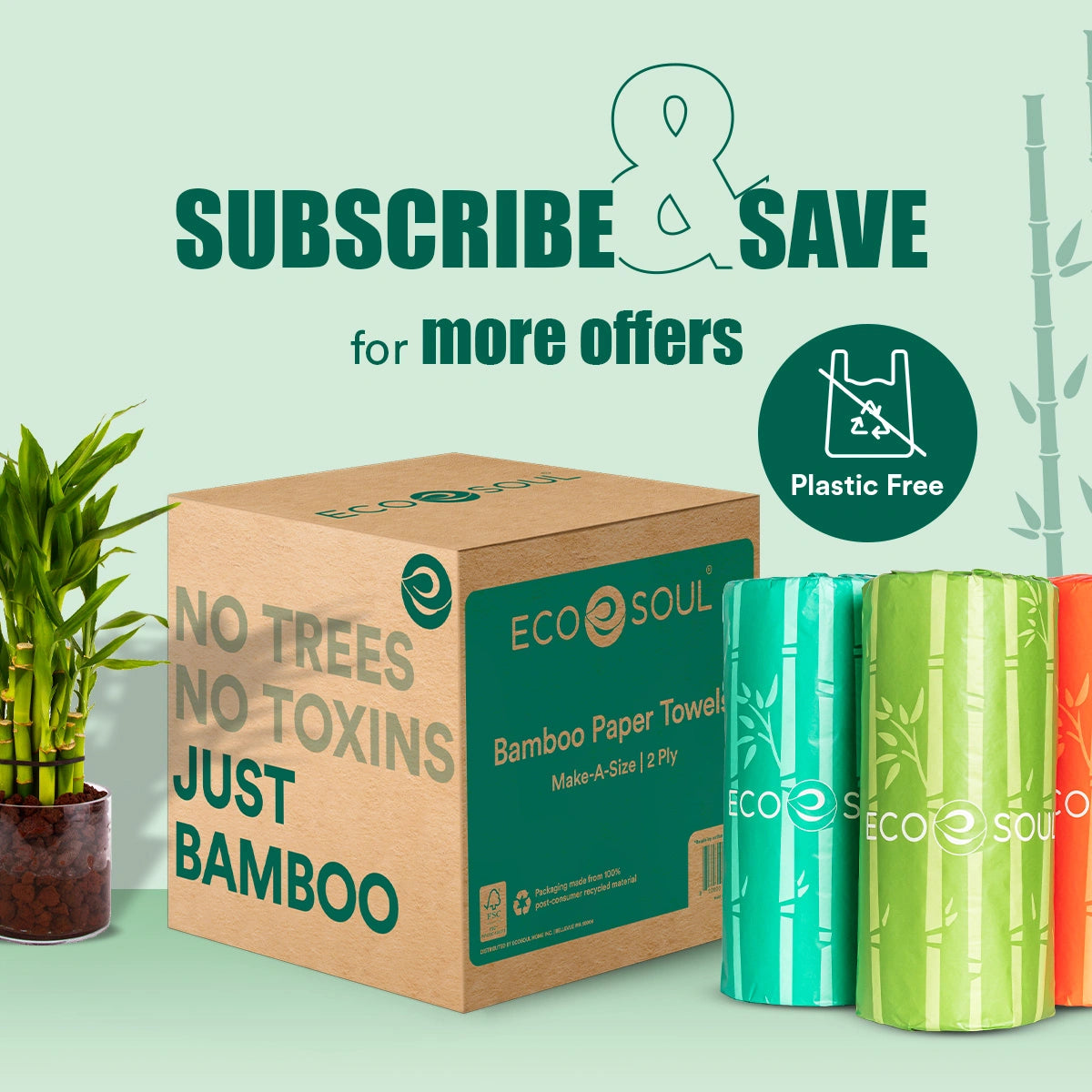Subscribe and Save for Bamboo Paper Towel