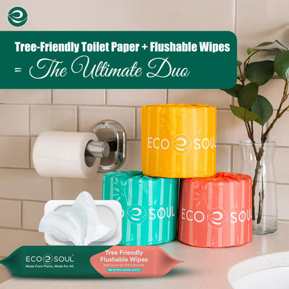 Eco-friendly Tree - Free Toilet Paper  - 300 Sheet Per Roll