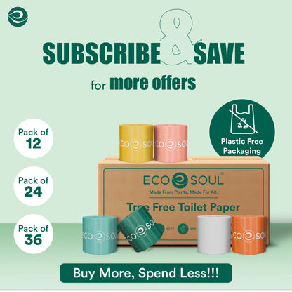 Eco-friendly Tree - Free Toilet Paper  - 300 Sheet Per Roll