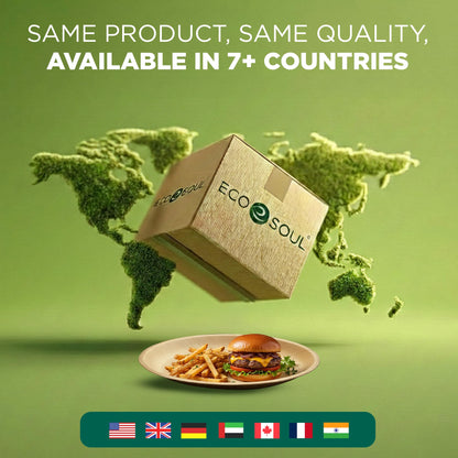 10 Inch Round Compostable Bamboo Plates