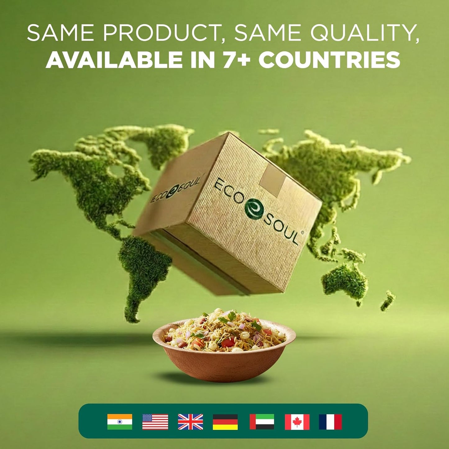 16 oz Compostable 6 Inch Round Bamboo Bowls