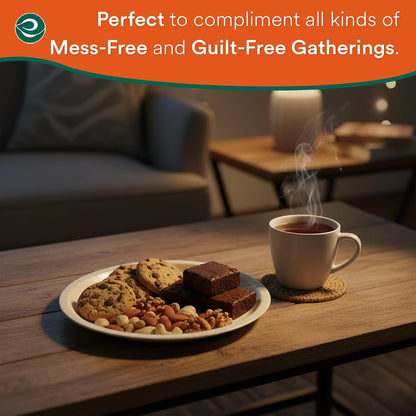 6 Inch Round Compostable Bamboo Plates