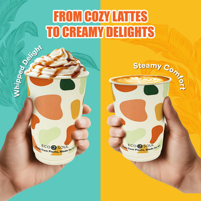 12 oz Disposable Hot and Cold Paper Cups