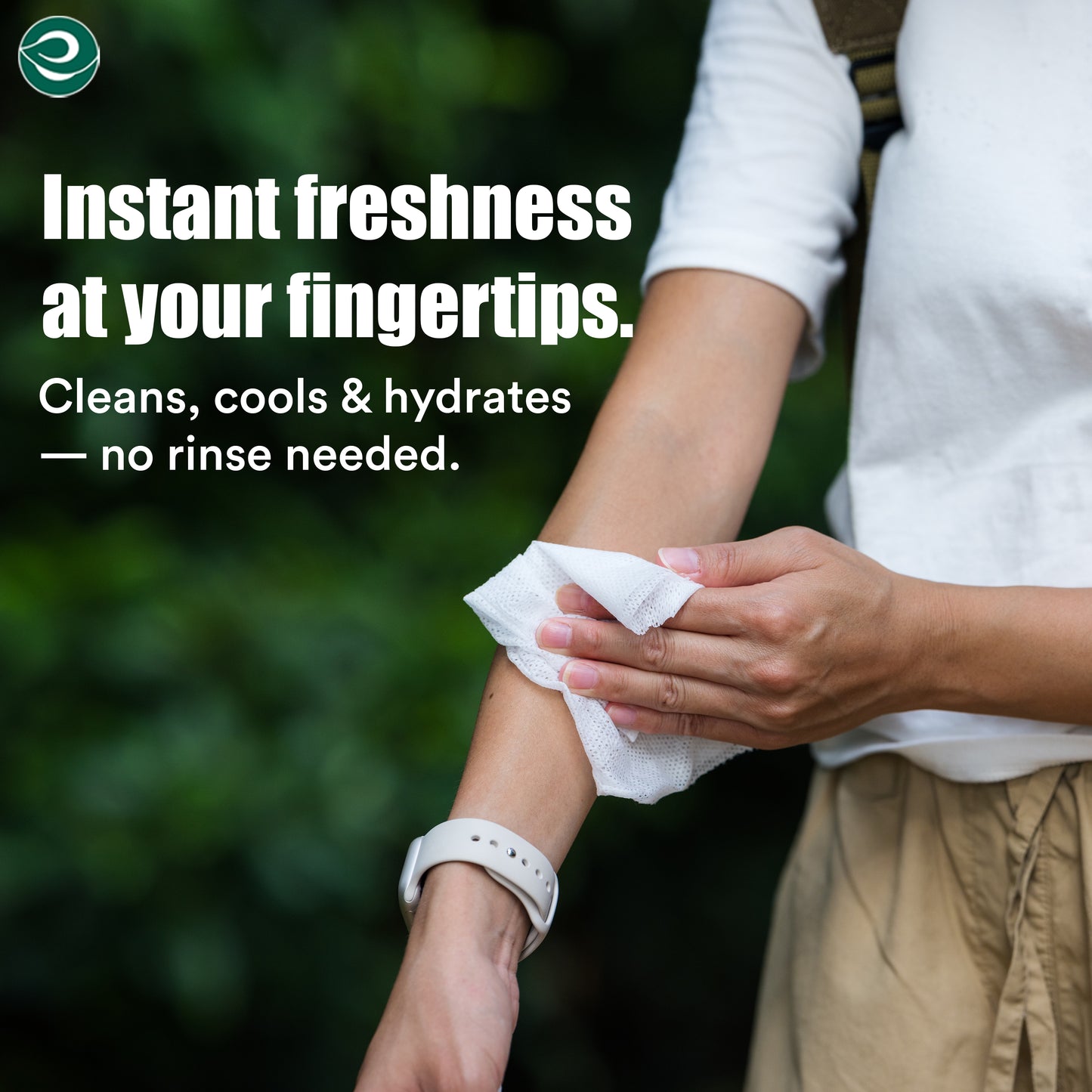 EcoSoul Plant-Based Shower Body Wipes with Aloe Vera & Chamomile  [12 x Pack of 10]