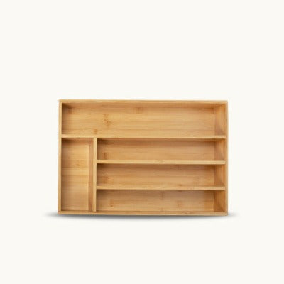 Bamboo Kitchen Drawer Organizer for a sustainable and practical solution for organizing kitchen utensils