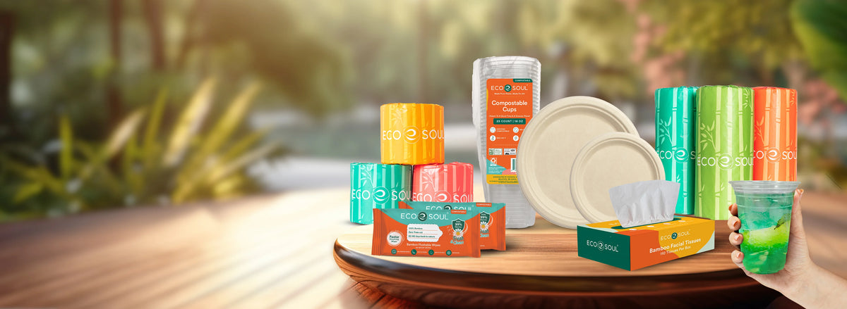 Composting Tableware Eco-Friendly Tableware, Compost Bags, Kitchenware & More | EcoSoul ...