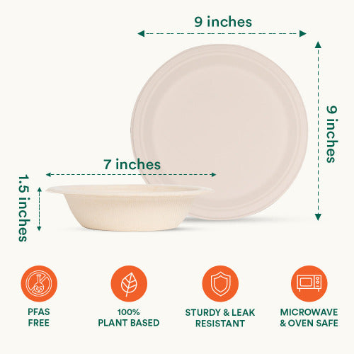 sugarcane plates