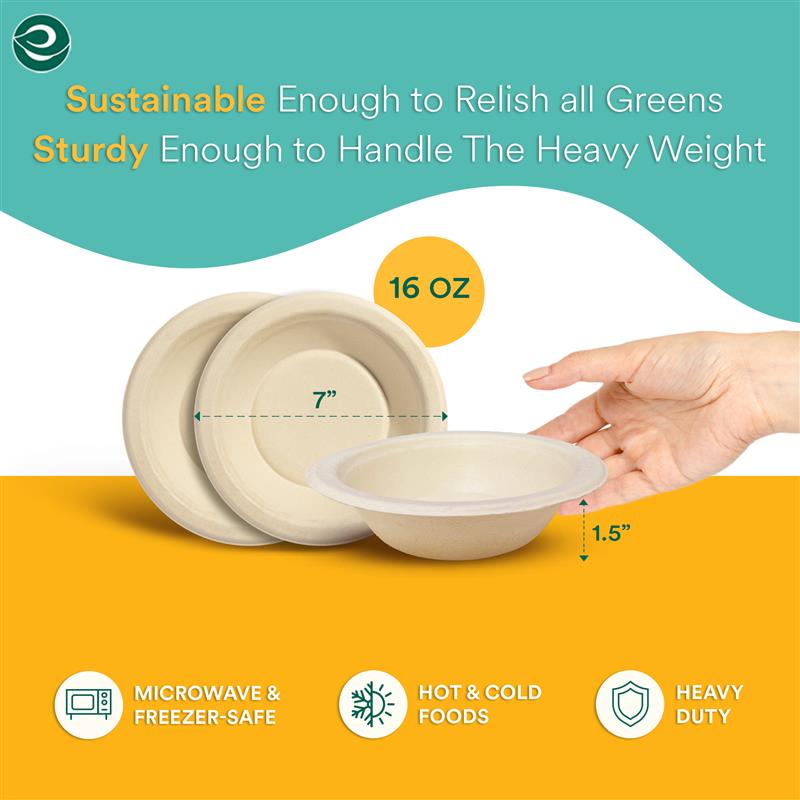 16 oz Compostable Bowls